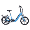 SIGMA FF2 Foldable E-Bike standing sideways facing right By: HYPE-R