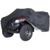 Black sturdy raincoat for ATV vehicles. By HYPE-R