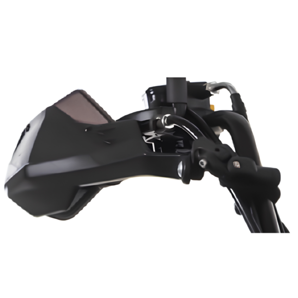 Black PVC handle bar protection from dust, rocks and wind for HYPE-R ATV450