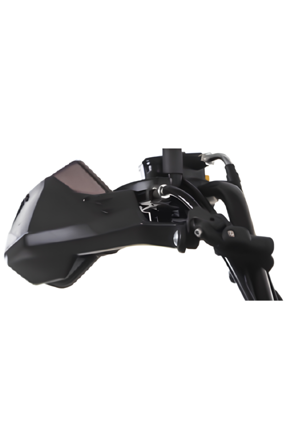 Black PVC handle bar protection from dust, rocks and wind for HYPE-R ATV450